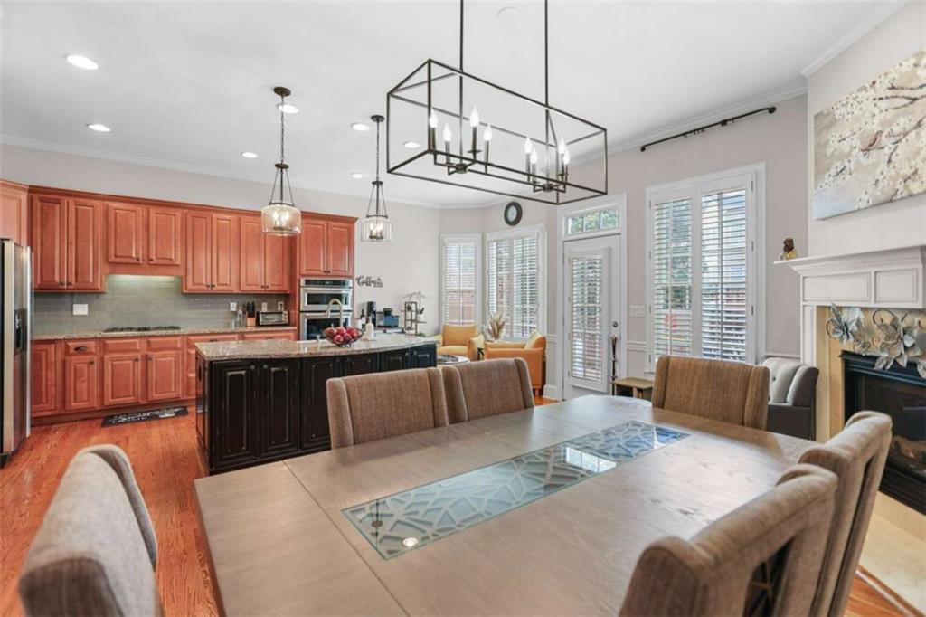 4712 Ivy Ridge Drive Southeast Atlanta, GA 30339 - Photo 25 of 82 a kitchen with stainless steel appliances granite countertop lots of counter top space
