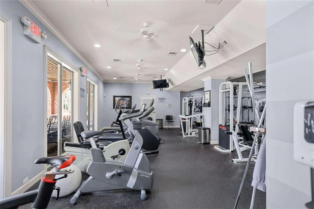4712 Ivy Ridge Drive Southeast Atlanta, GA 30339 - Photo 57 of 82 a view of a room with gym equipment