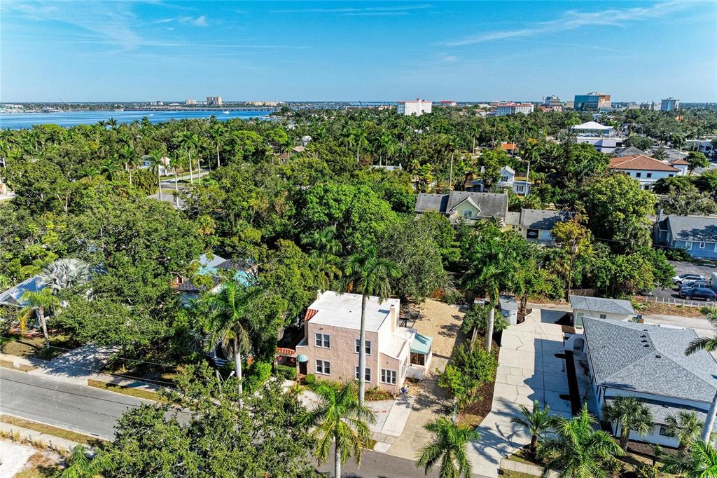 401 27th Street West Bradenton, FL 34205 - Photo 64 of 65 an aerial view of a houses with a yard