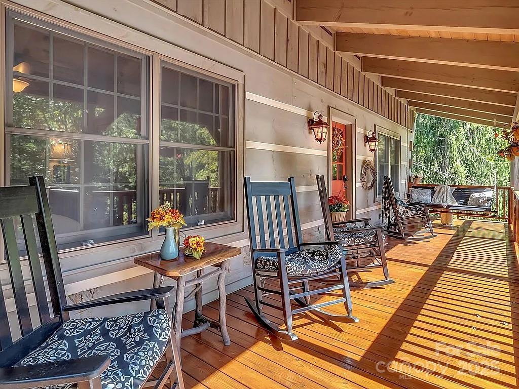 113 Mountain Cove Road Waynesville, NC 28786 - Photo 37 of 48 a outdoor space with chairs