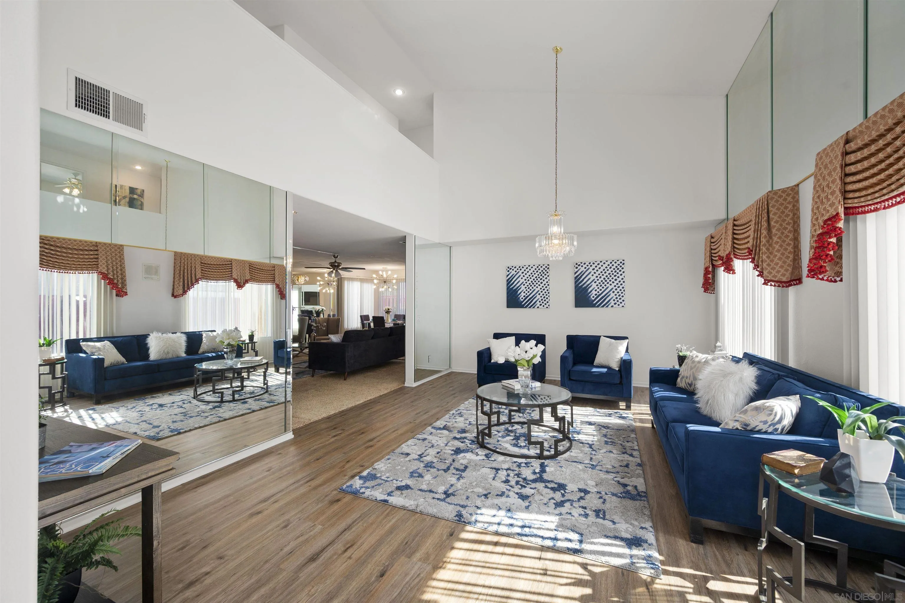 4815 Ebony Ridge Road San Diego, CA 92102 - Photo 6 of 45 a living room with furniture and wooden floor