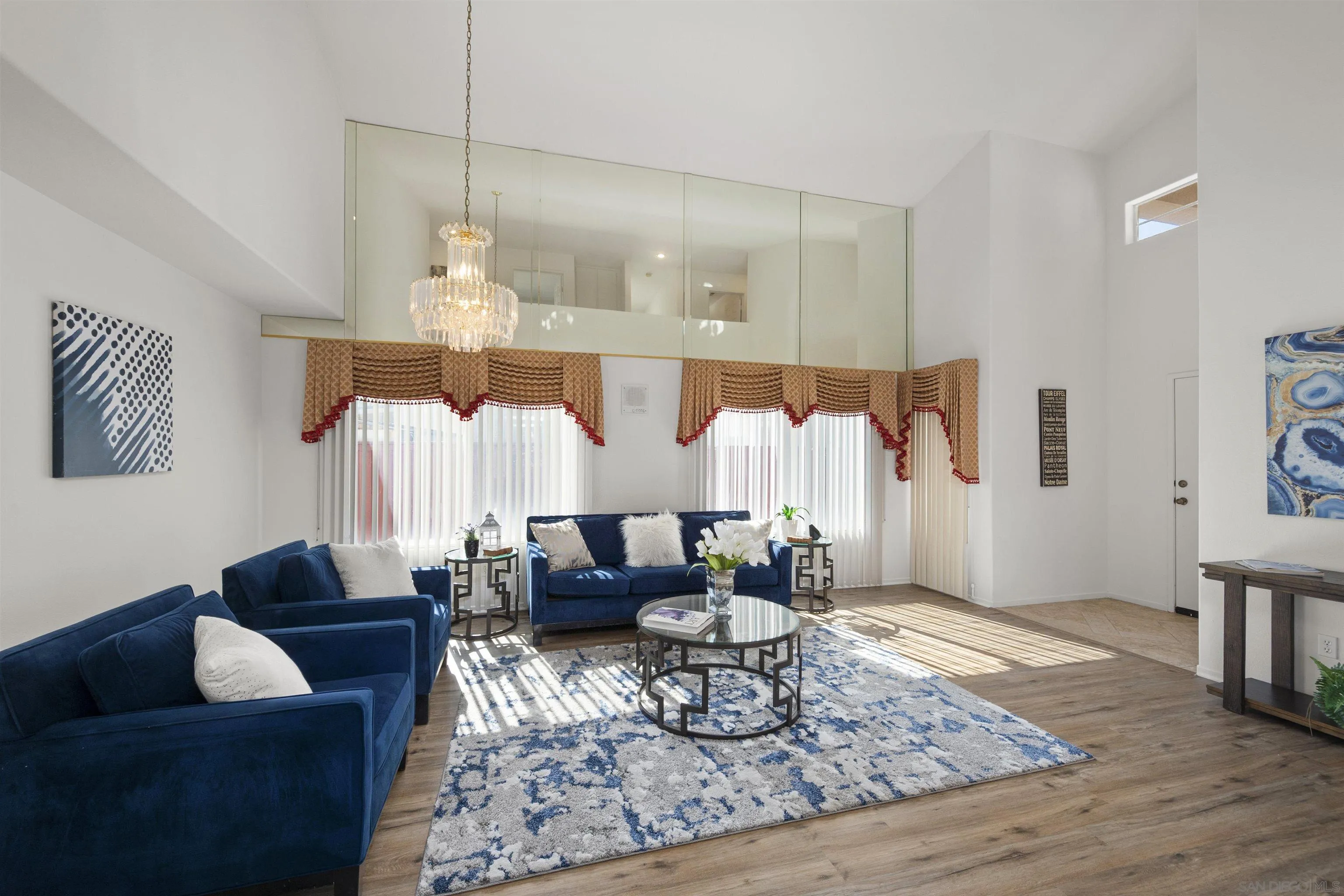 4815 Ebony Ridge Road San Diego, CA 92102 - Photo 7 of 45 a living room with furniture and a rug