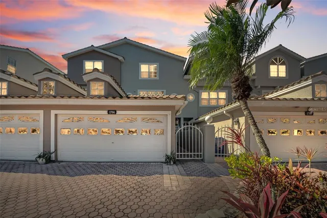 a view of a house with a patio