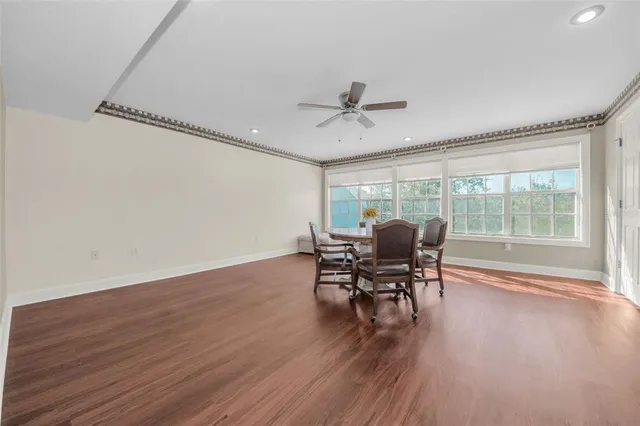 a view of an ocean and beach