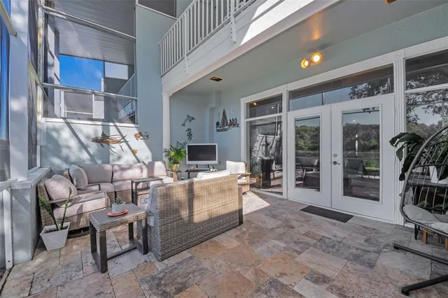 a view of building with yard