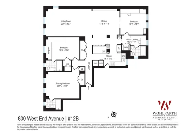 $2,150,000 | 800 West End Avenue, Unit 12B | Upper West Side