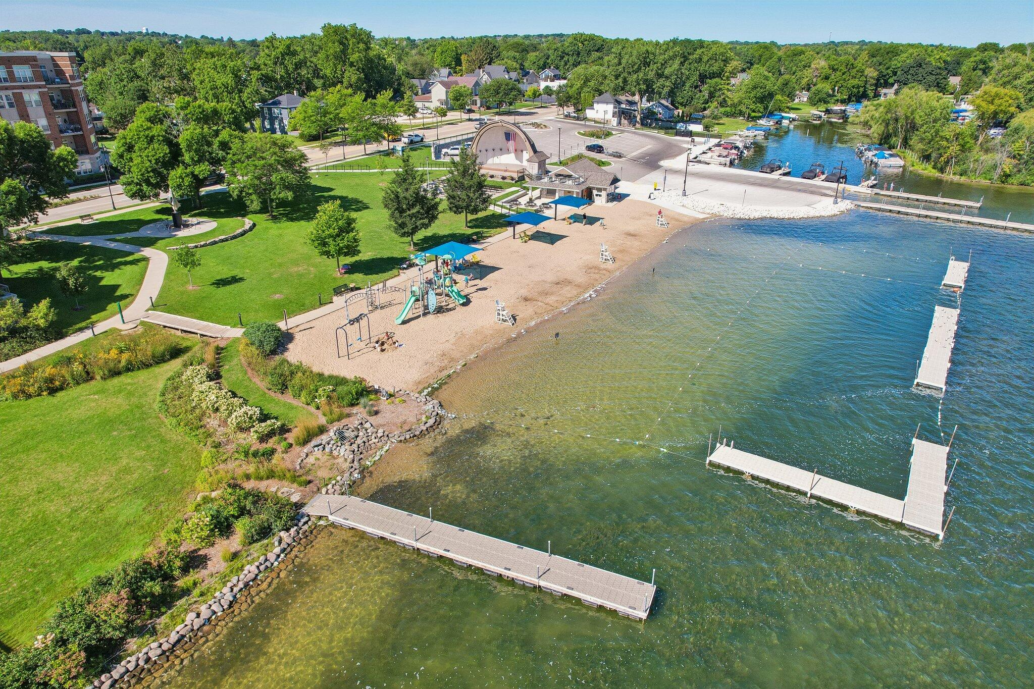 74 Weston Rdg Road Oconomowoc, WI 53066 - Photo 48 of 57 CLose City Beach and Bandshell