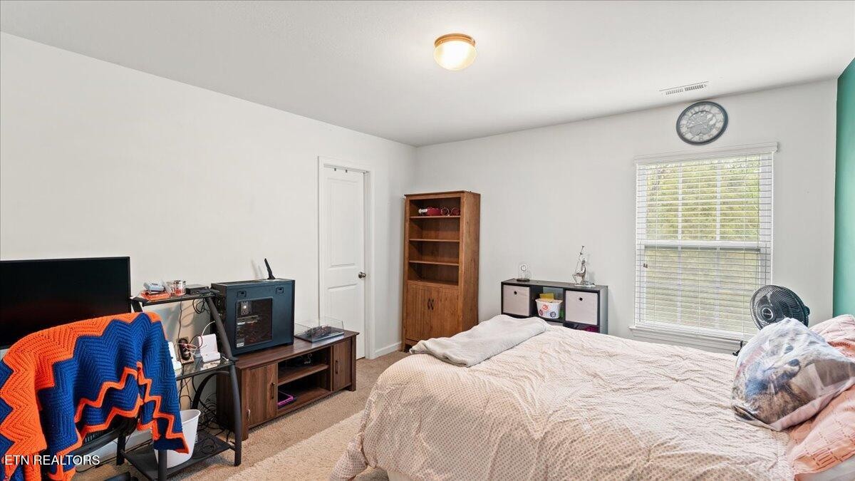 1816 River Poppy Road Mascot, TN 37806 - Photo 44 of 52 a bedroom with a bed and a tv