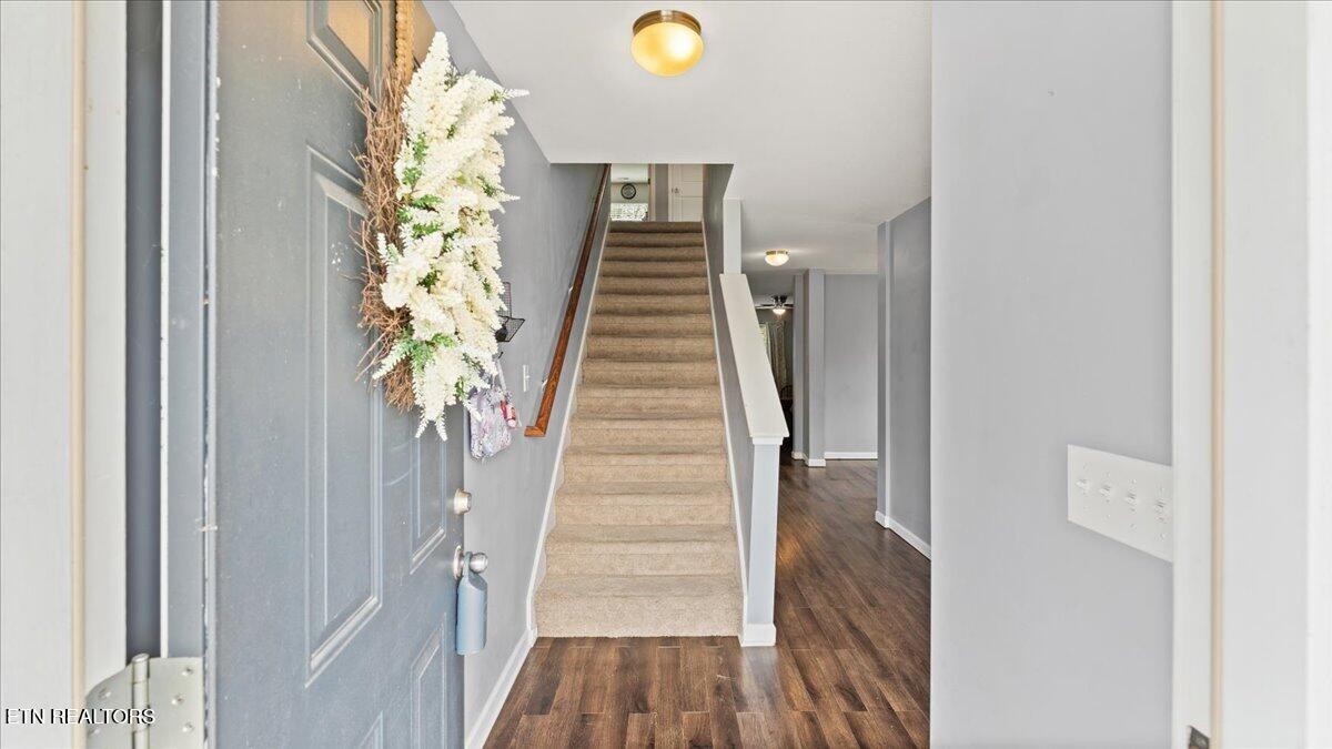 1816 River Poppy Road Mascot, TN 37806 - Photo 10 of 52 a view of entryway and hall with wooden floor