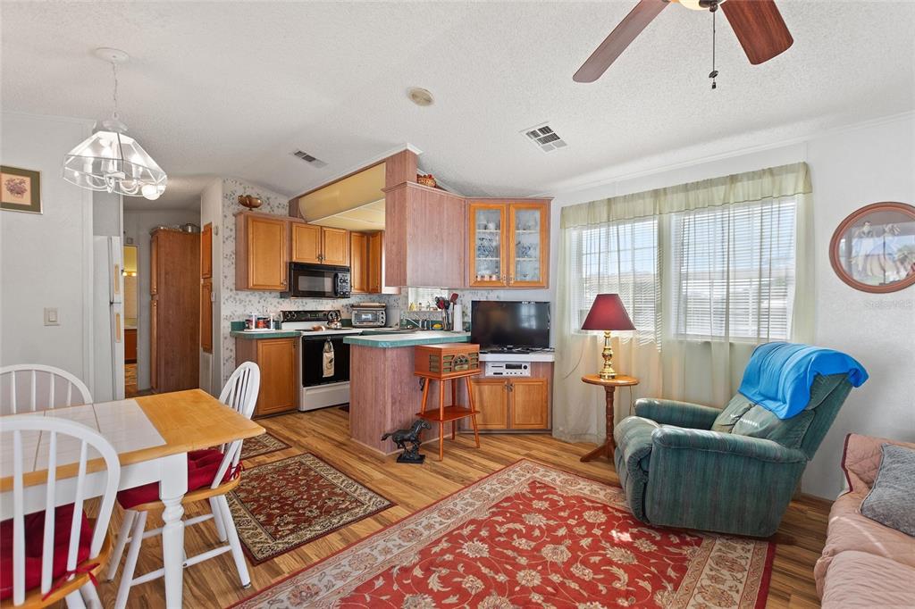 251 Patterson Road, Unit J19 Haines City, FL 33844 - Photo 8 of 30 a living room with furniture fireplace and window