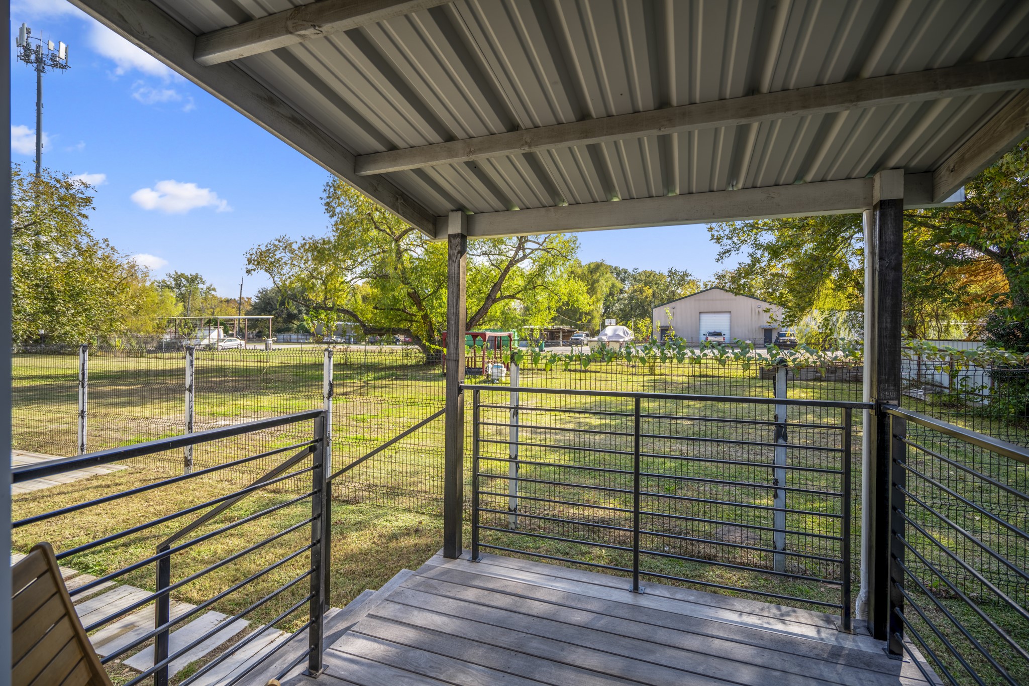 3207 Brownie Campbell Road Houston, TX 77086 - Photo 37 of 49 a view of outdoor space with wooden floor