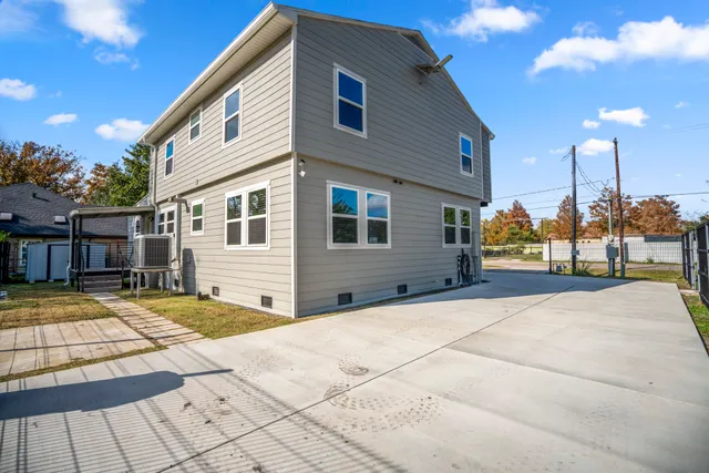 a view of a house with a patio