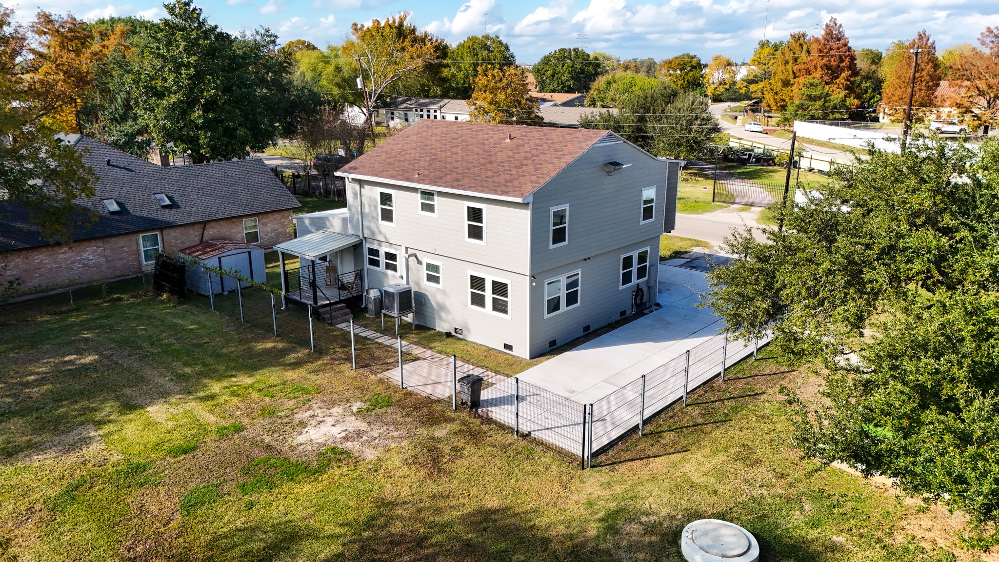 3207 Brownie Campbell Road Houston, TX 77086 - Photo 45 of 49 a view of a house with a yard