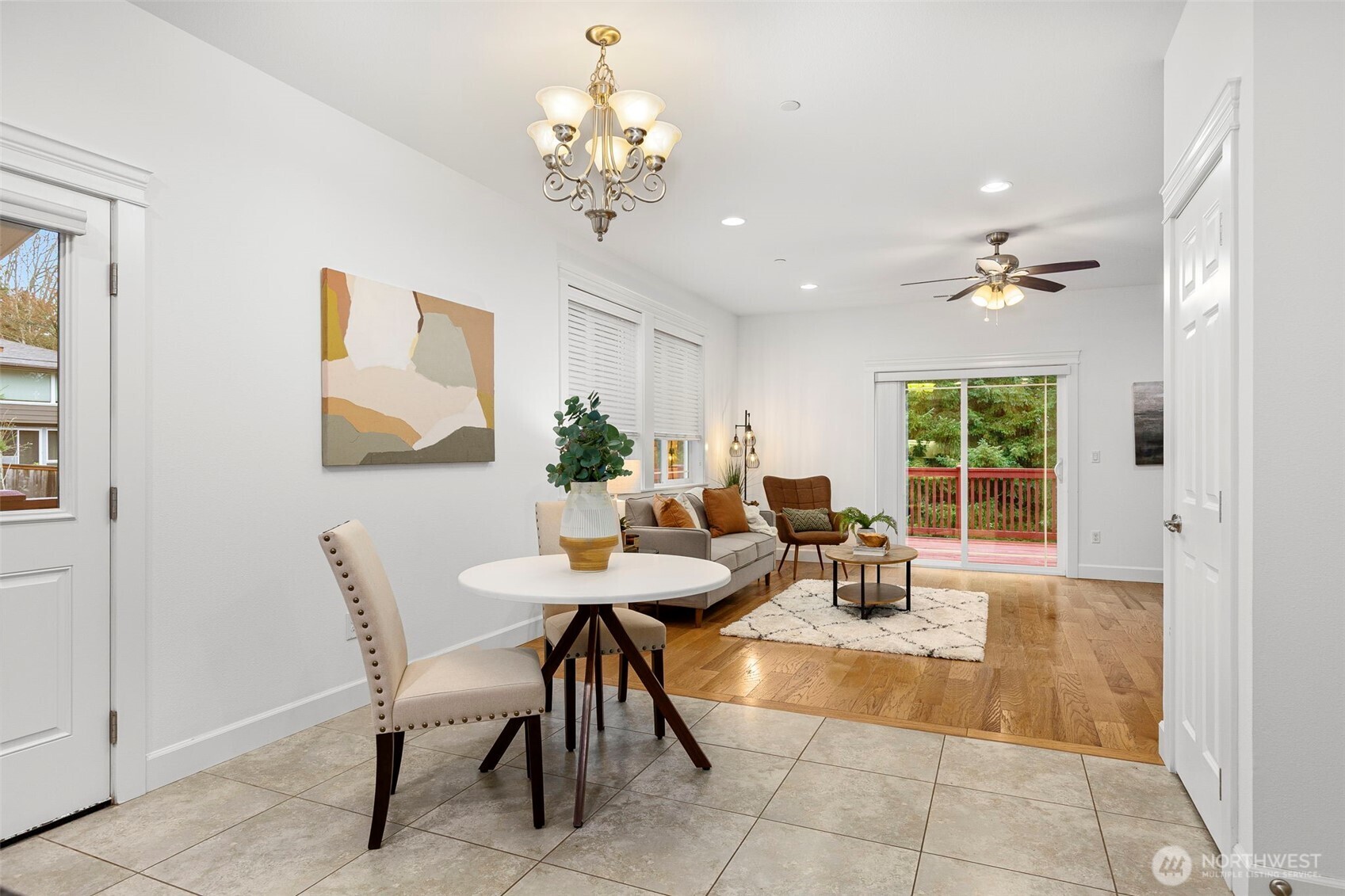 7650 Northeast 204th Place Kenmore, WA 98028 - Photo 12 of 39 a view of a dining room with furniture window and outside view