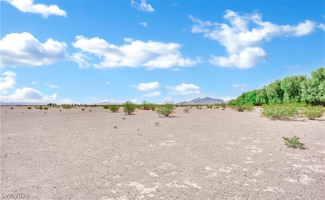 3699 South Miner Road Amargosa Valley, NV 89020 - Photo 3 of 6 Expansive desert terrain awaits your vision with distant mountains under an open sky.
