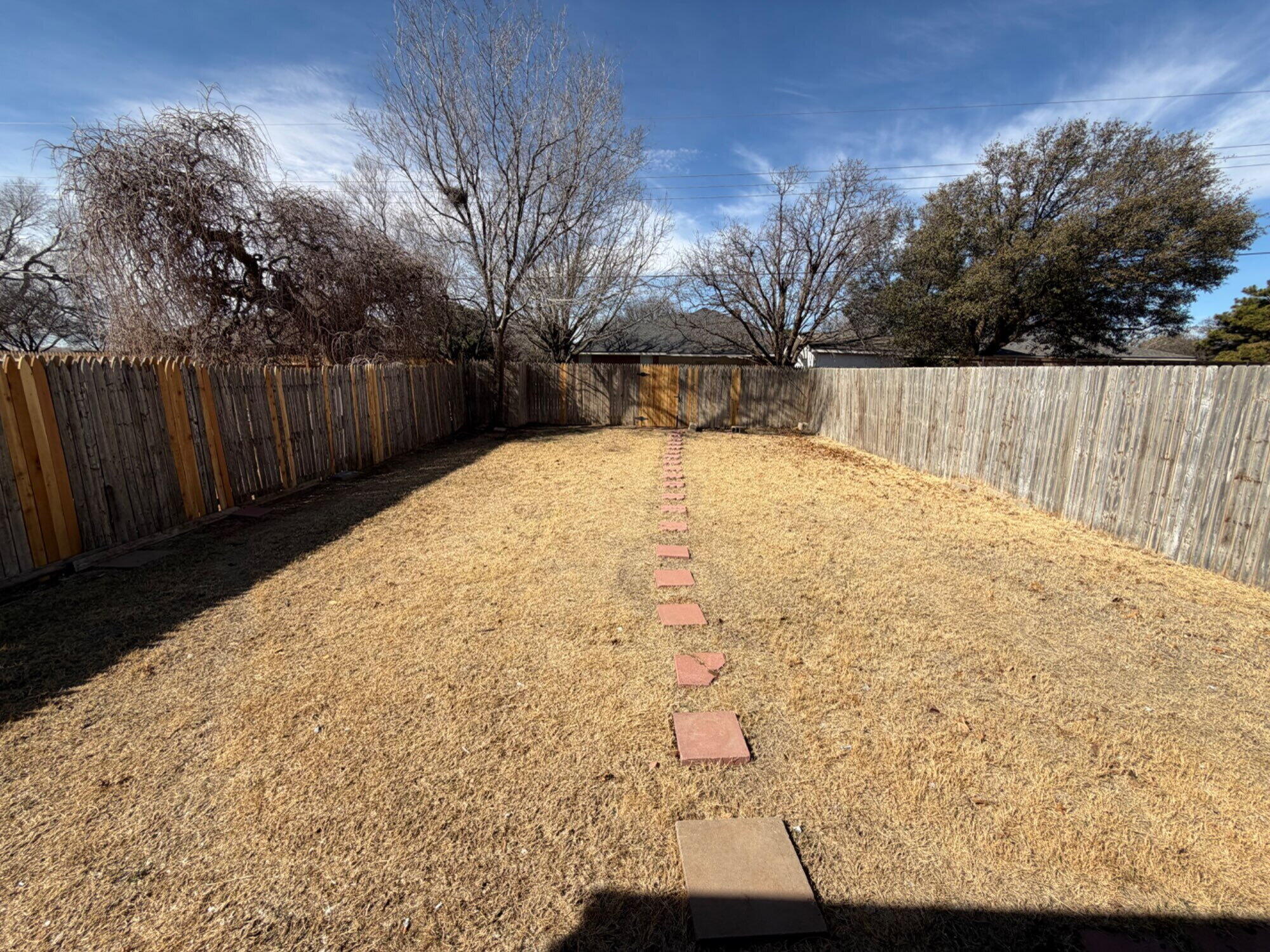 9604 Elgin Avenue, Unit B Lubbock, TX 79423 - Photo 11 of 12 a view of backyard