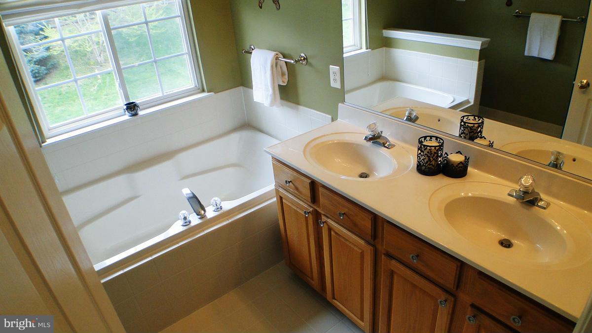 7671 Swallow Road Sykesville, MD 21784 - Photo 14 of 30 a bathroom with a sink and a large mirror