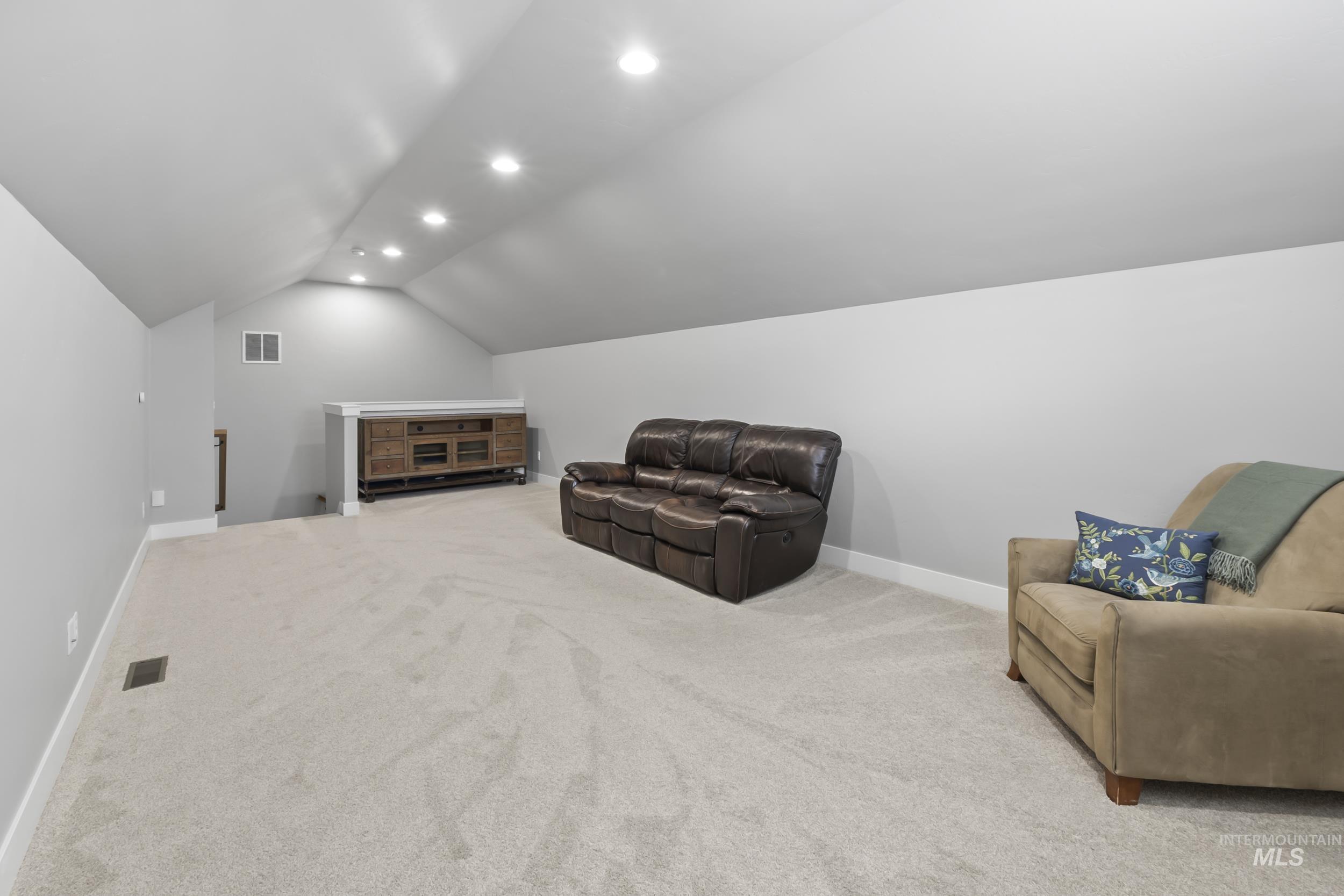 24696 Regal Road Middleton, ID 83644 - Photo 18 of 24 Sitting room featuring light colored carpet and recessed lighting