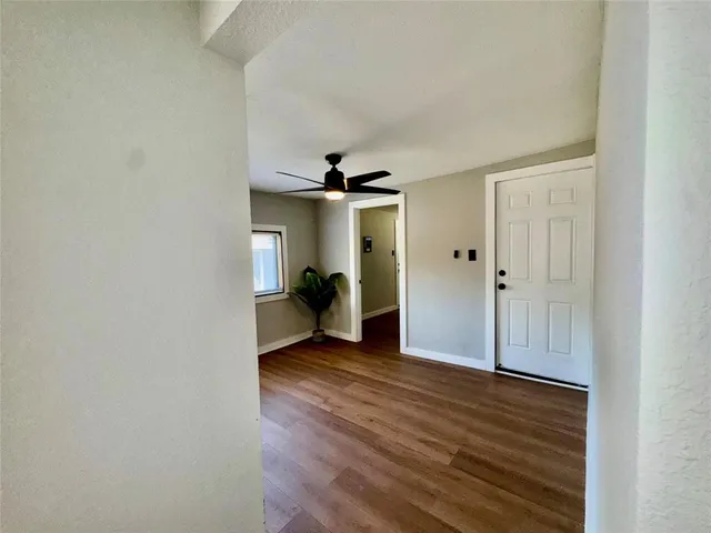 wooden floor in an empty room
