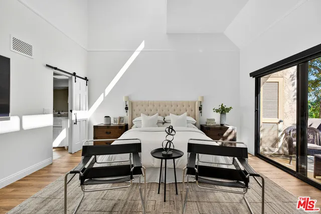 a outdoor space with furniture