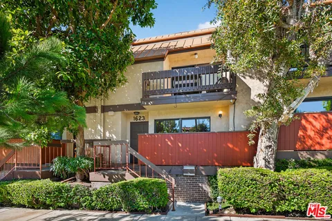 a view of a door and an outdoor space