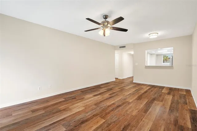 wooden floor in an empty room