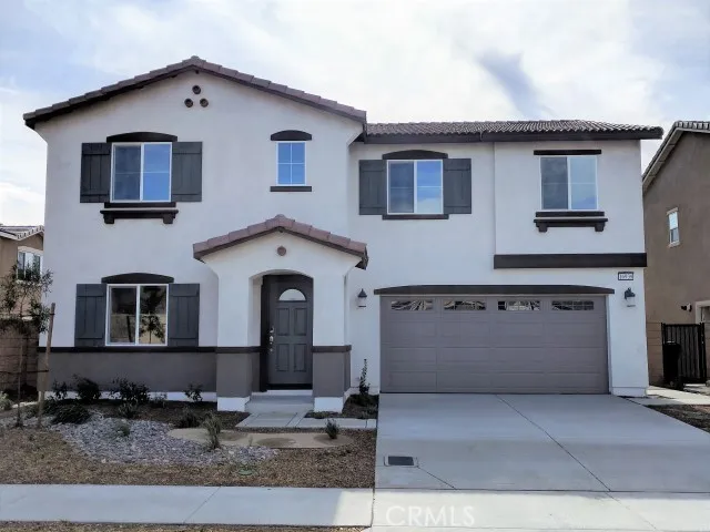 a front view of a house with windows