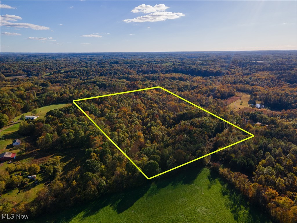 0 Clark Road Cutler, OH 45724 - Photo 12 of 26 View of property location with a heavily wooded area and property boundaries highlighted