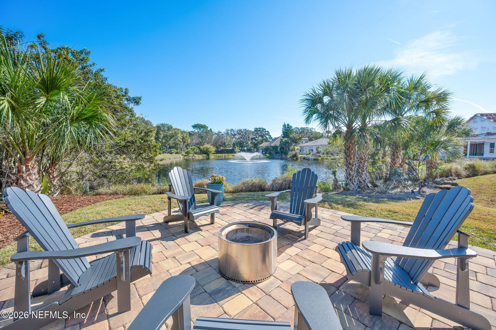 115 Spoonbill Point Court St. Augustine, FL 32080 - Photo 32 of 50 a view of a balcony with lake view and a potted plant