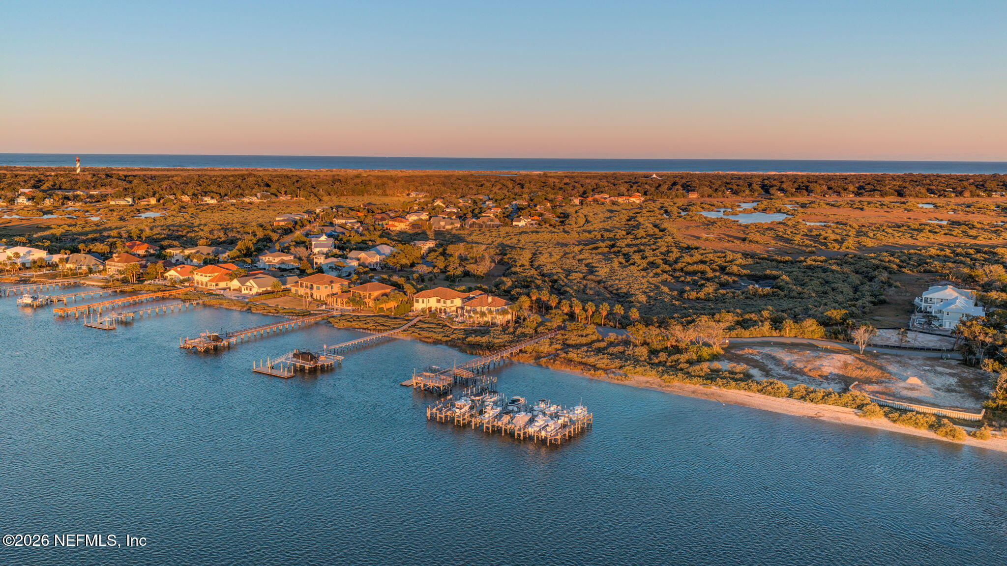 115 Spoonbill Point Court St. Augustine, FL 32080 - Photo 43 of 50 an aerial view of a city with ocean view