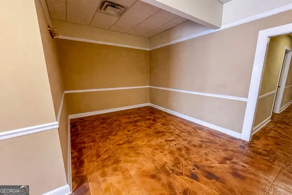 a view of empty room