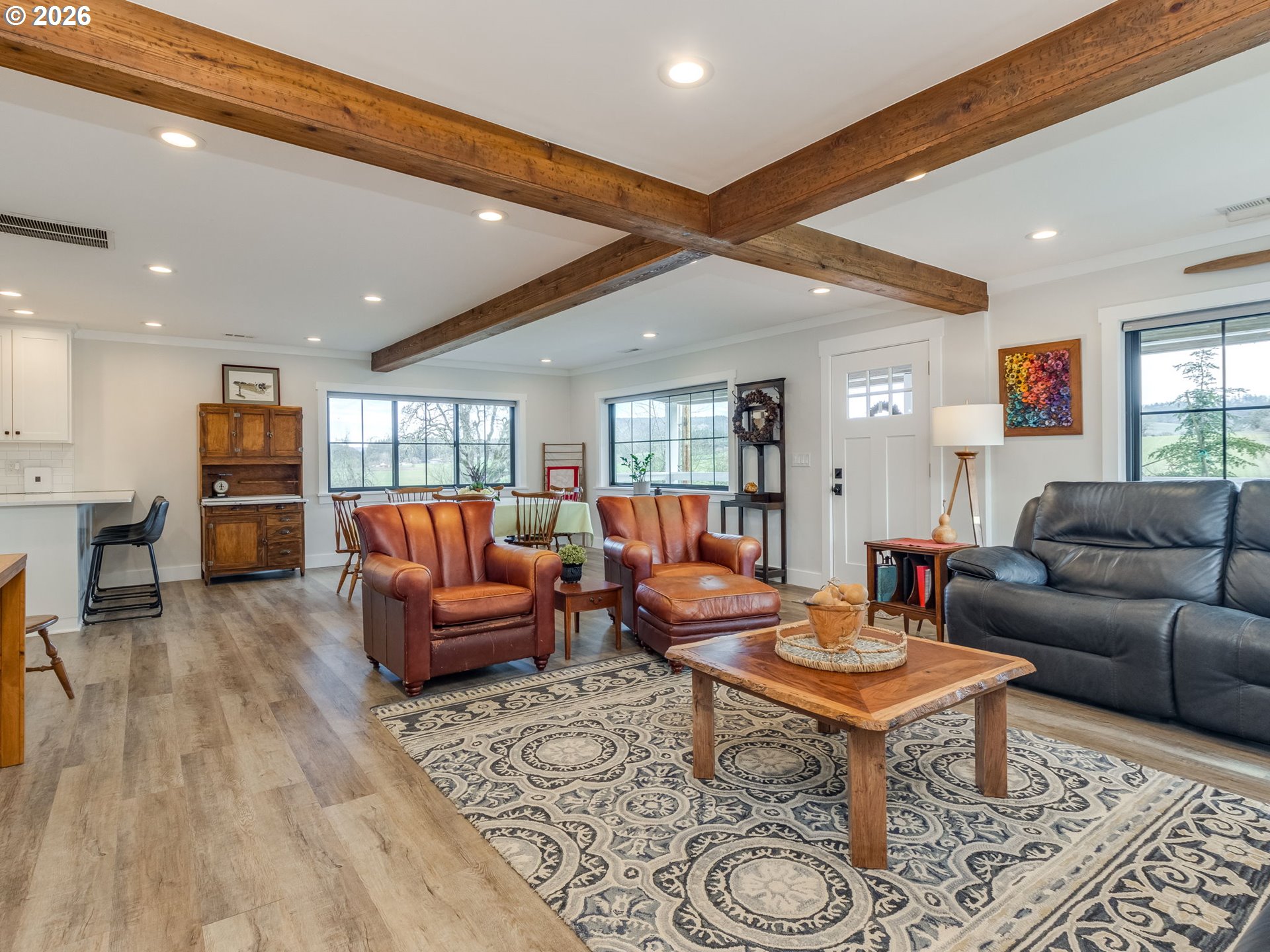 5801 Northeast Abbey Road Carlton, OR 97111 - Photo 9 of 48 a living room with furniture and a table