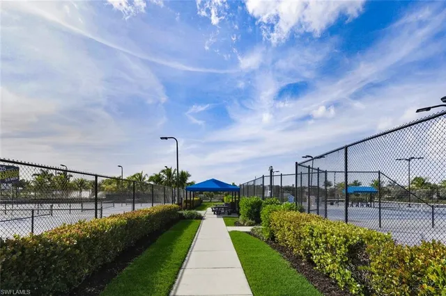 a view of a garden and a pathway