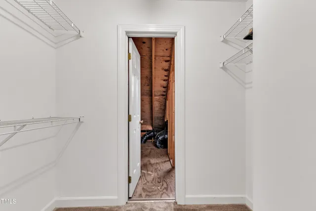 a view of walk in closet