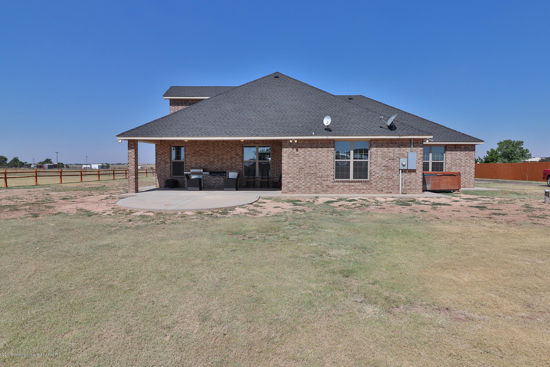 7885 Blue Grass Road Canyon, TX 79015 - Photo 24 of 25 Rear View of Home