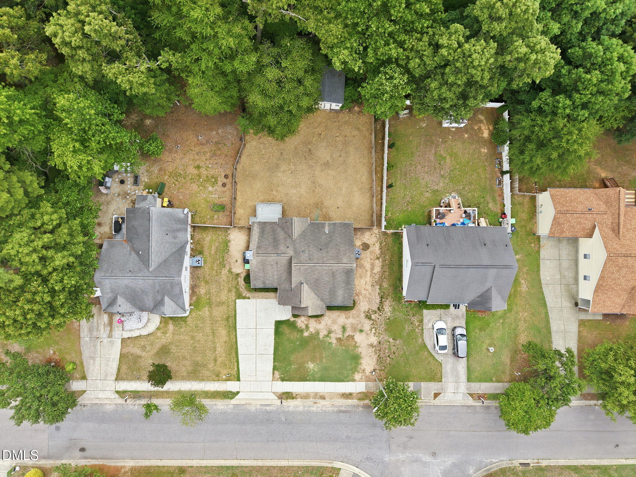 1005 Kavkaz Street Raleigh, NC 27610 - Photo 34 of 40 Overhead View of Home and Lot