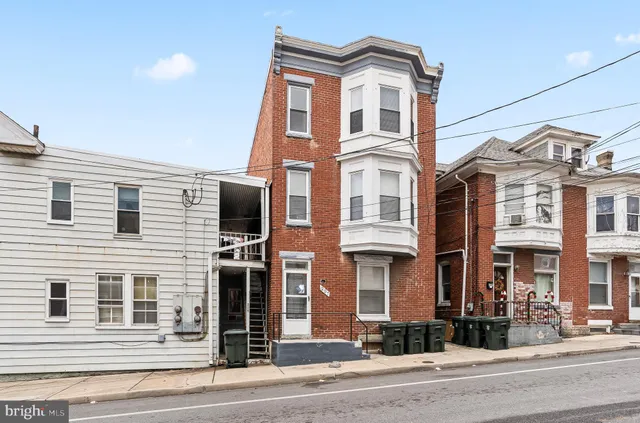 a front view of a residential apartment building