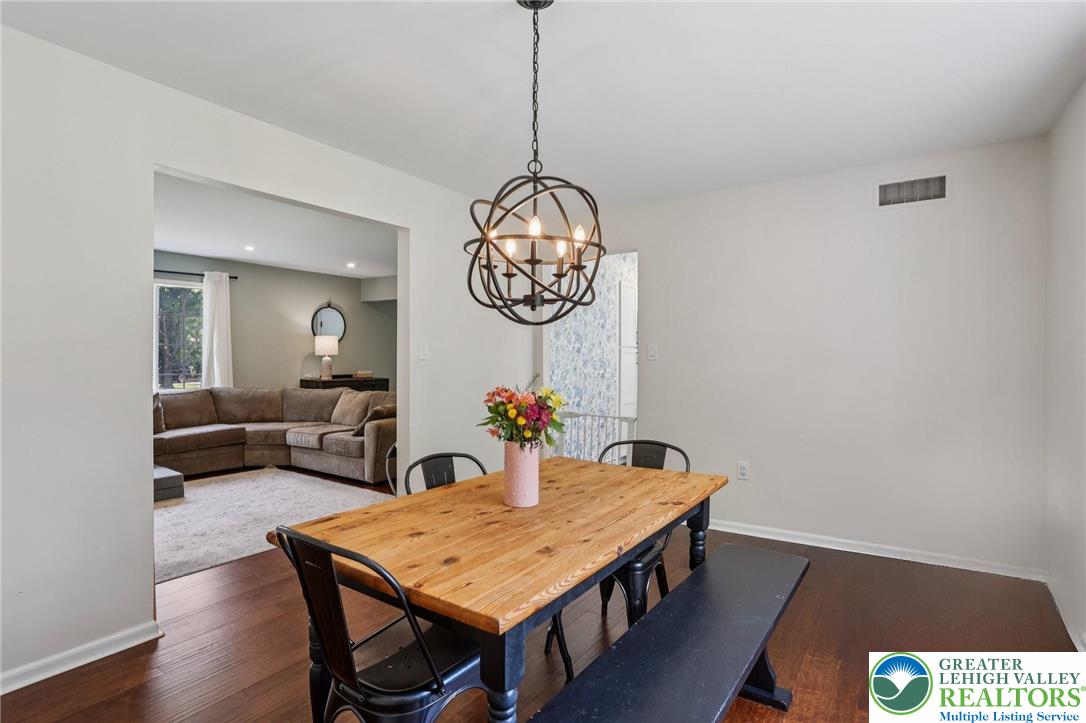 1029 Blair Road Bethlehem, PA 18017 - Photo 5 of 28 Dining Room, Engineered Hardwood Floors