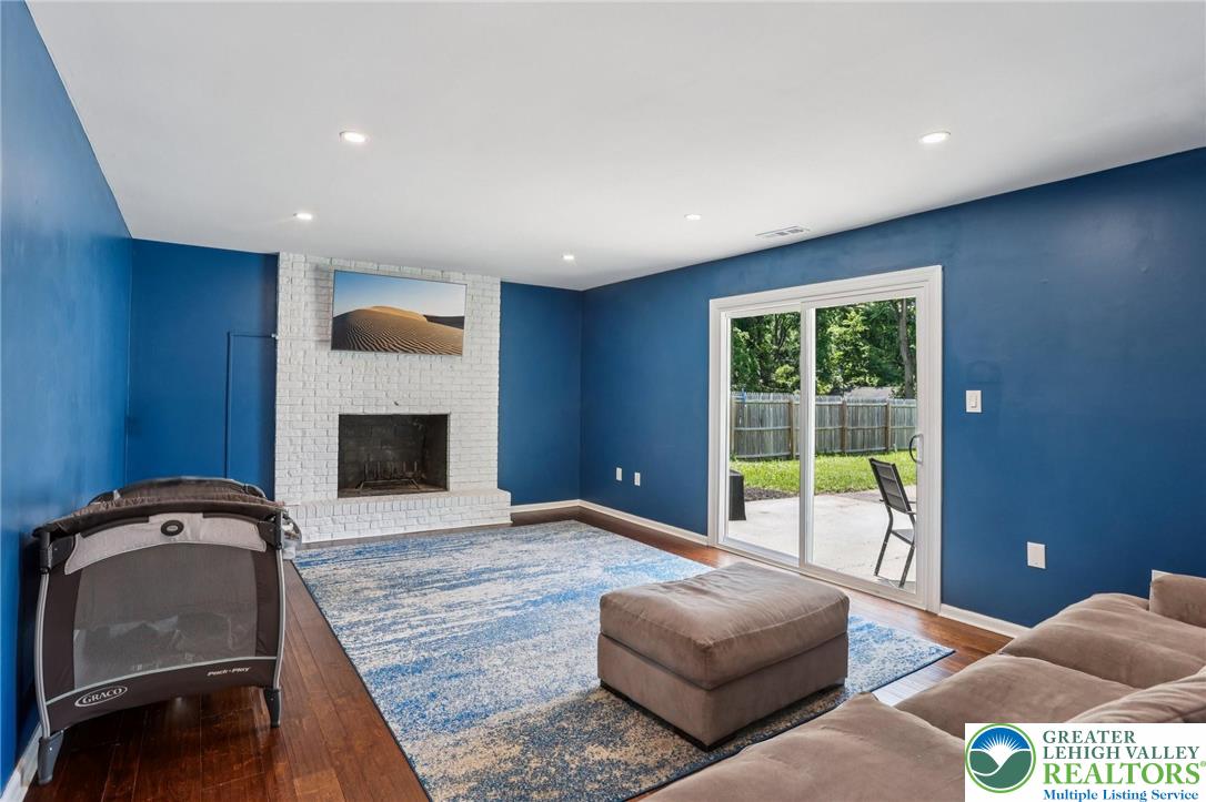 1029 Blair Road Bethlehem, PA 18017 - Photo 7 of 28 Family Room w/ Wood Burning Fireplace, Engineered
