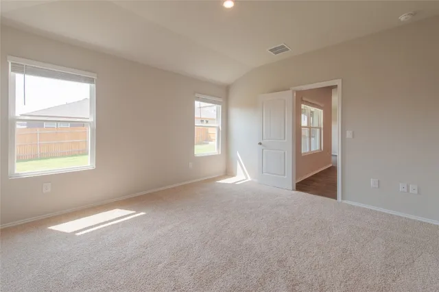 a view of empty room and window