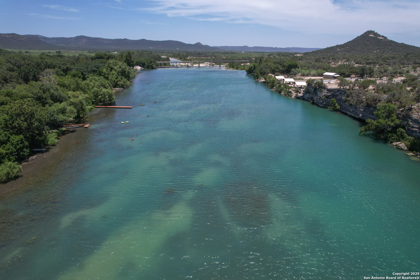 33 North River View Road Camp Wood, TX 78833 - Photo 26 of 27 a view of a lake in middle of the town