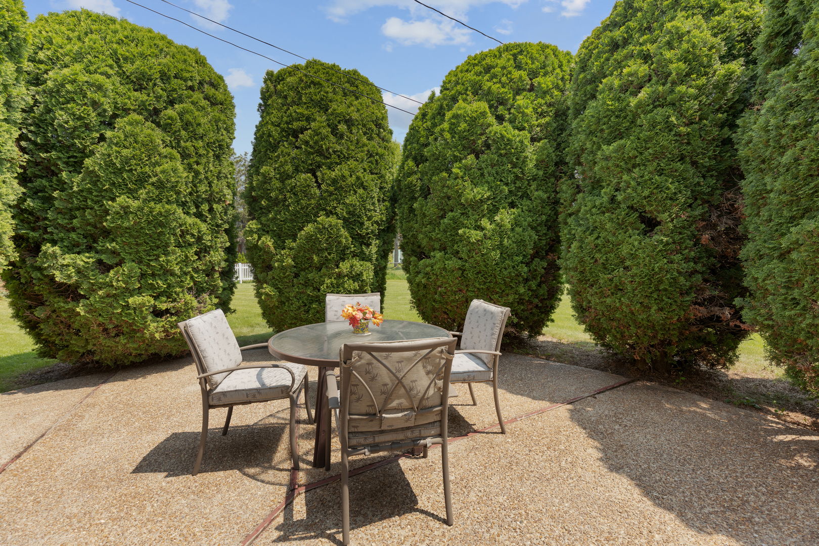 9363 Clancy Drive Des Plaines, IL 60016 - Photo 22 of 27 a view of a chairs and table in a backyard