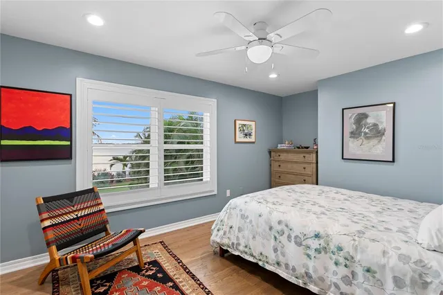 a bathroom with double sink and a mirror
