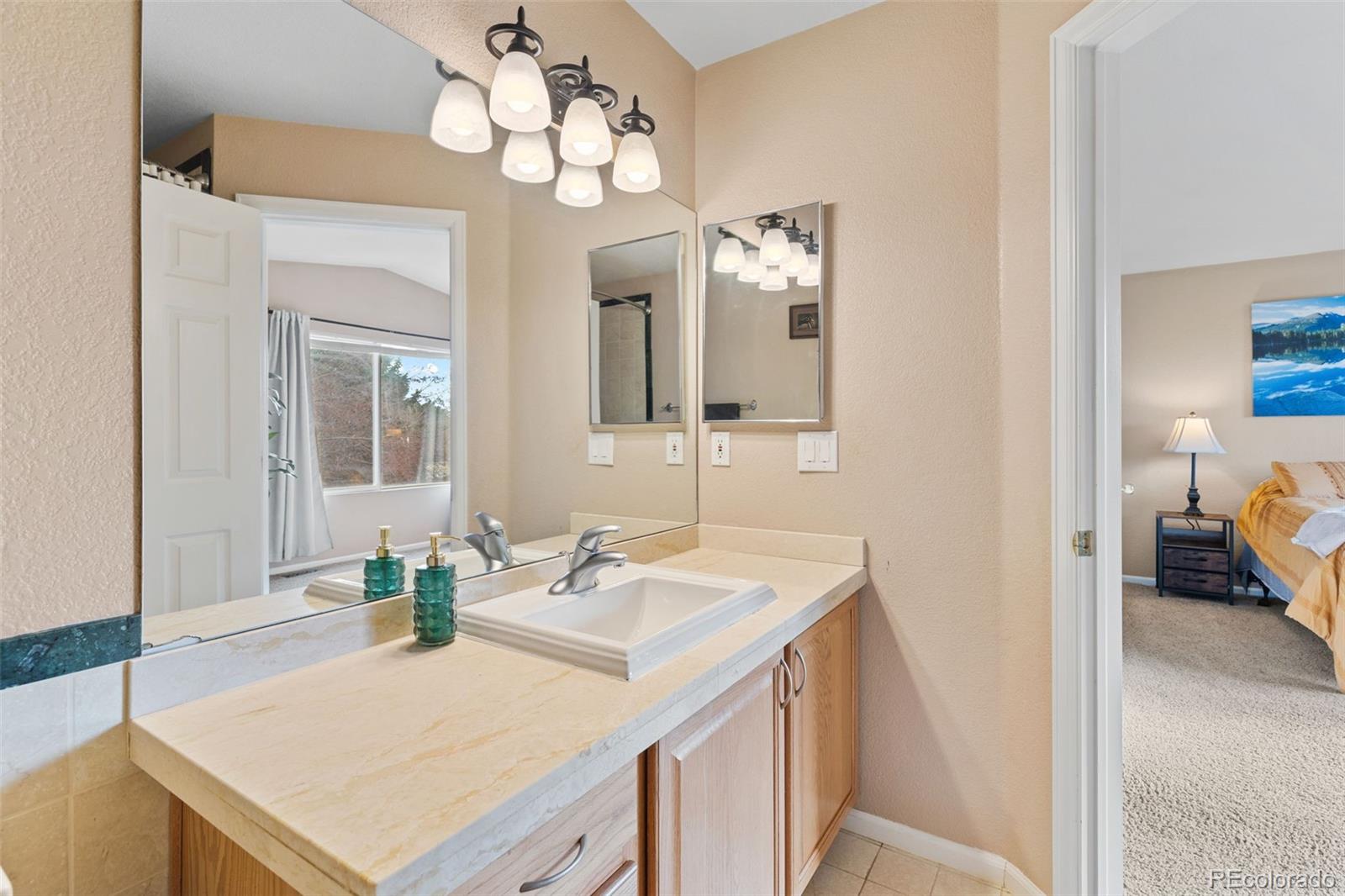 1189 Fall River Circle Longmont, CO 80504 - Photo 23 of 46 a bathroom with a sink and a mirror