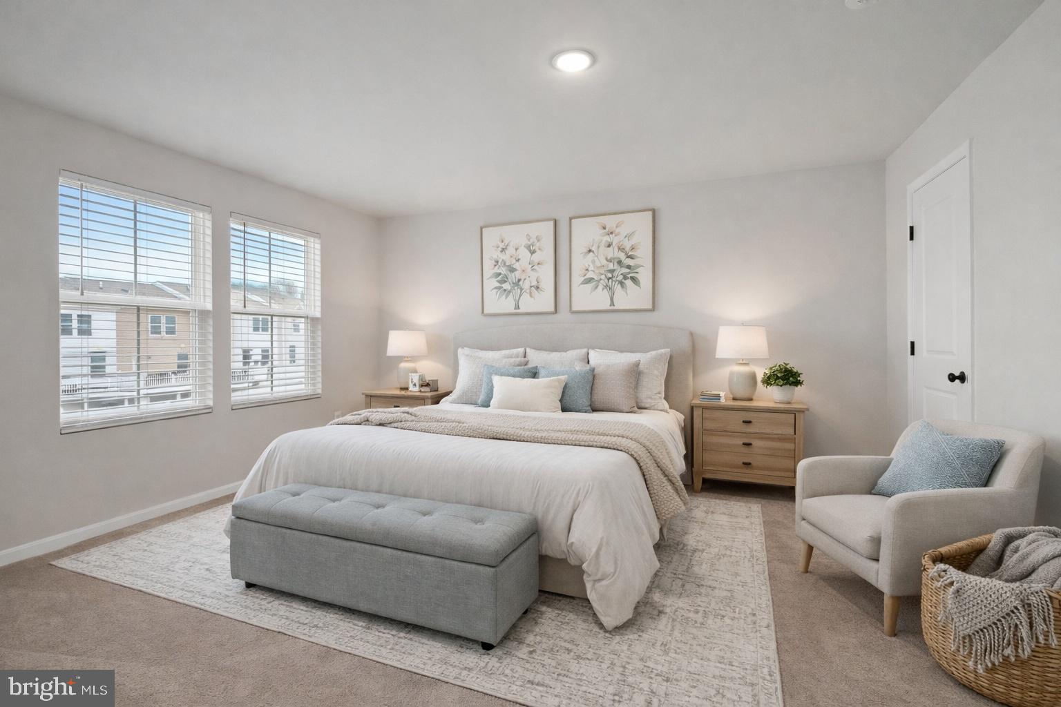 51 Thrower Road Hedgesville, WV 25427 - Photo 5 of 38 a spacious bedroom with a bed and a couch