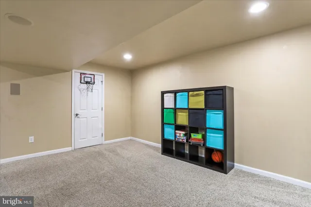 an empty room with window