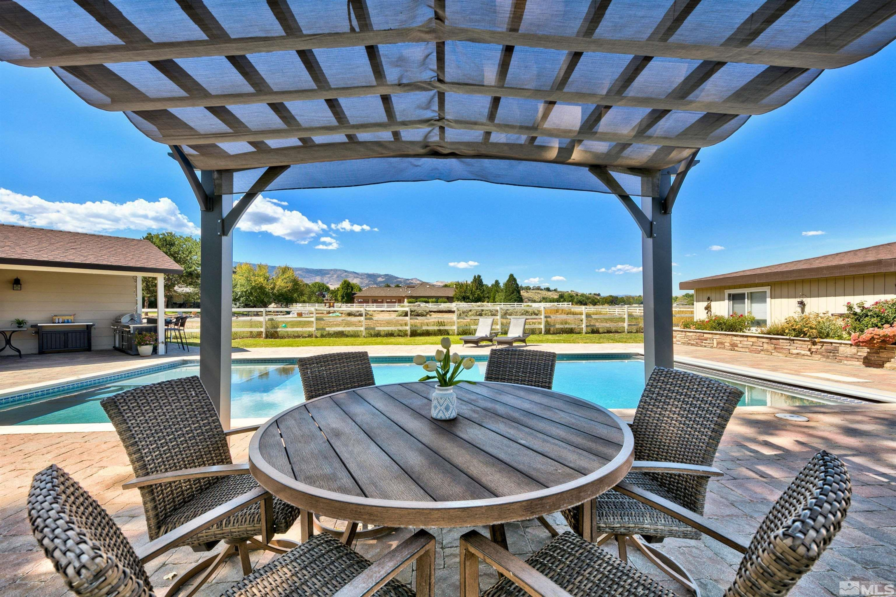 971 Country Estates Circle Reno, NV 89511 - Photo 34 of 40 a view of a swimming pool with a patio