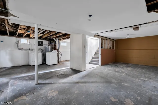 a view of storage and utility room