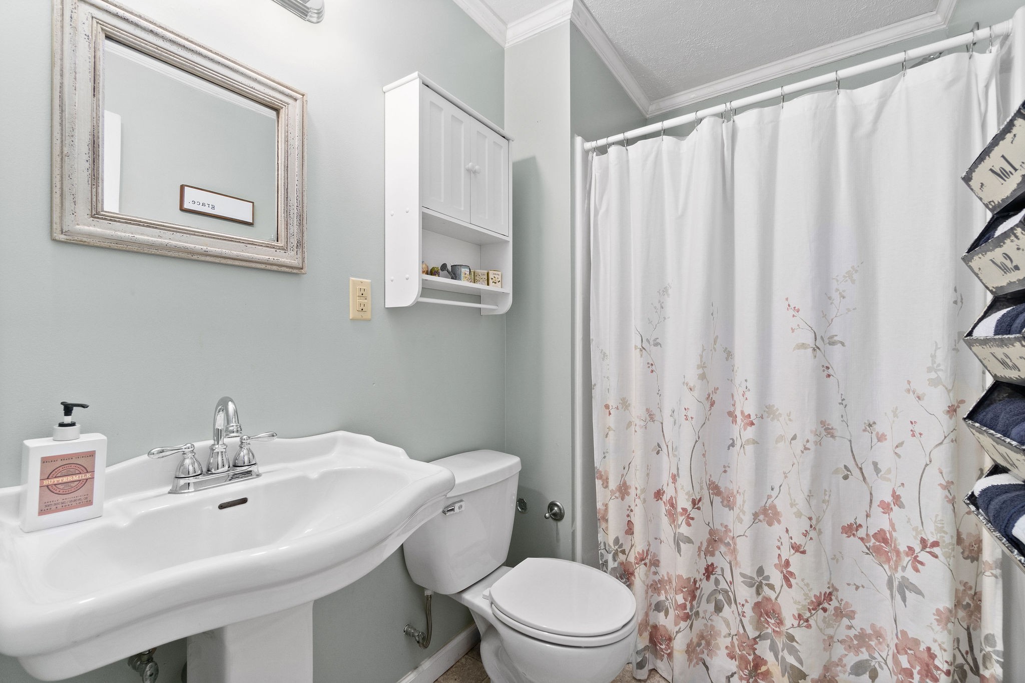 4450 Old Metal Road Palmyra, TN 37142 - Photo 15 of 38 a bathroom with a sink a toilet and a mirror