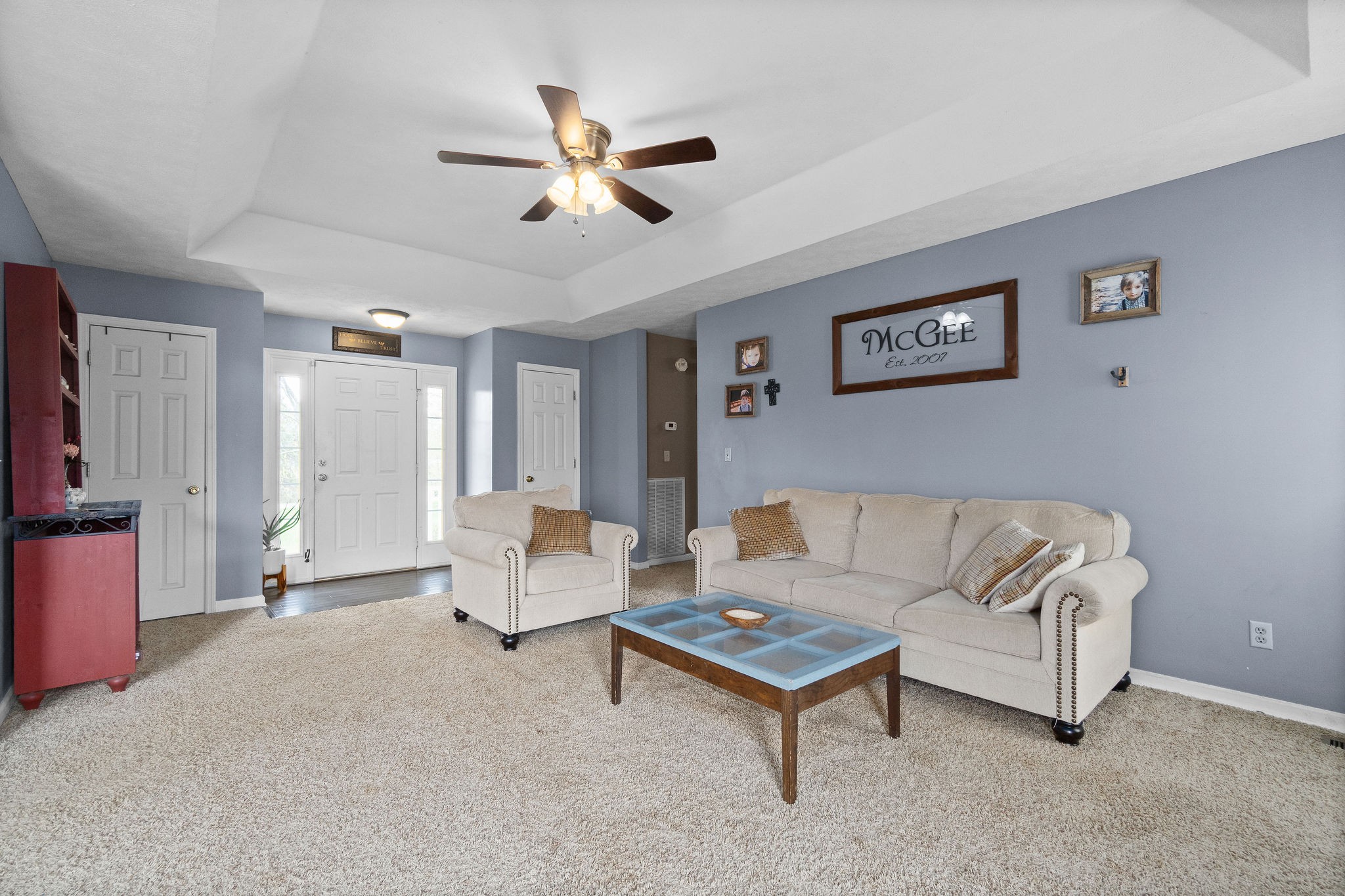 4450 Old Metal Road Palmyra, TN 37142 - Photo 7 of 38 a living room with furniture and a view of kitchen